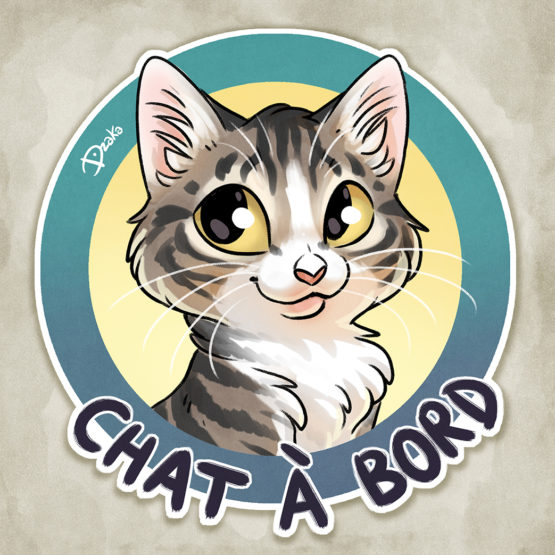 Sticker Auto • Chats • 10 Coloris – Image 8