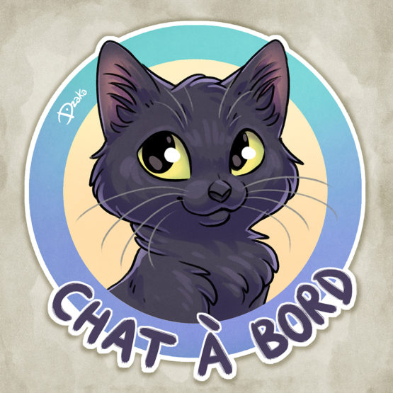 Sticker Auto • Chats • 10 Coloris – Image 5