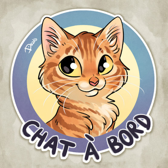 Sticker Auto • Chats • 10 Coloris – Image 10