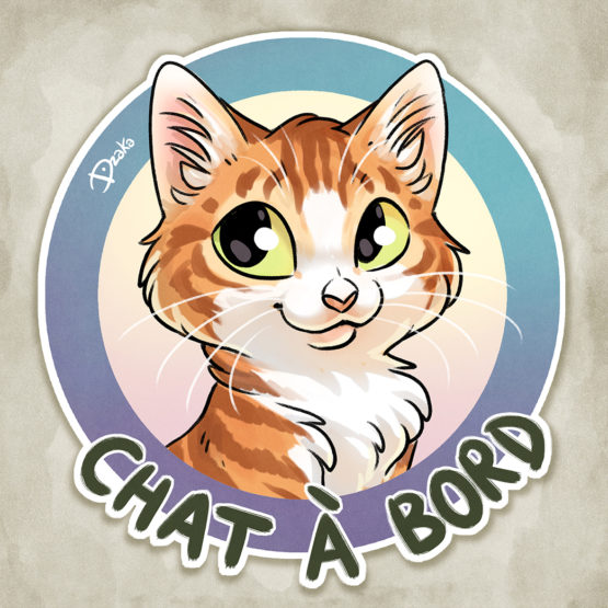 Sticker Auto • Chats • 10 Coloris – Image 9