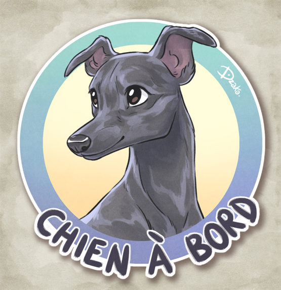 Sticker Auto • Whippet • 6 Coloris – Image 6