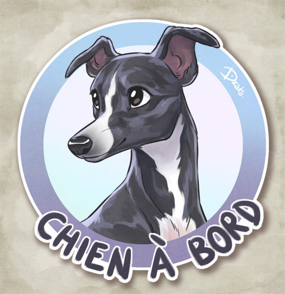 Sticker Auto • Whippet • 6 Coloris – Image 4