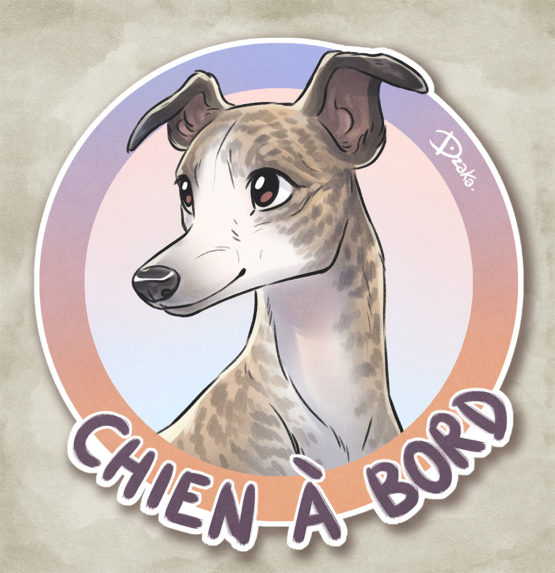 Sticker Auto • Whippet • 6 Coloris – Image 3