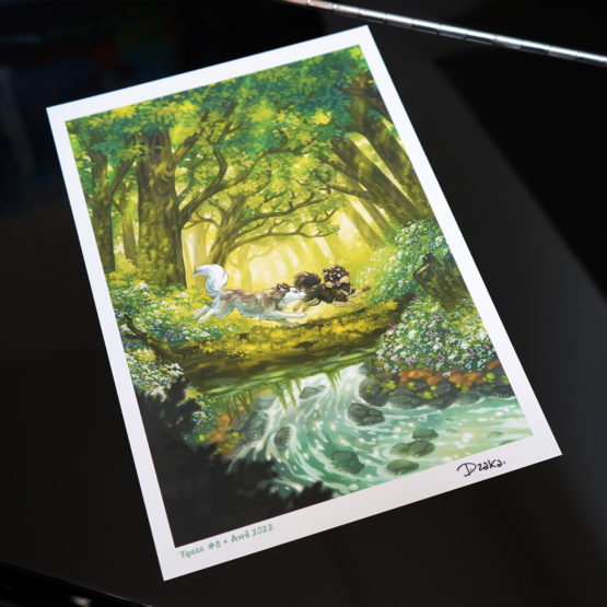 Print A4 Naya & Ori • Forêt Renaissante