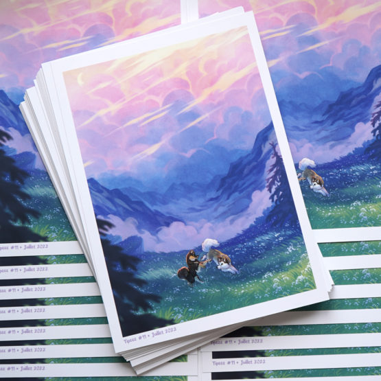 Print A4 Naya & Ori • Ete en Montagne