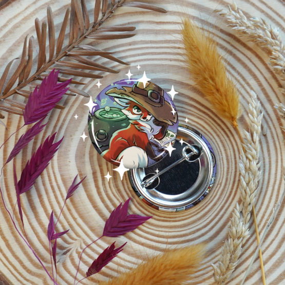 Badge/Magnet • Fox Witch – Image 2