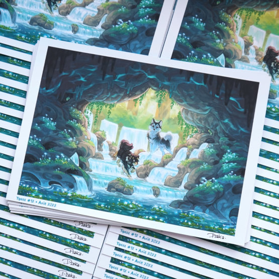 Print A4 Naya & Ori • Grotte Secrète