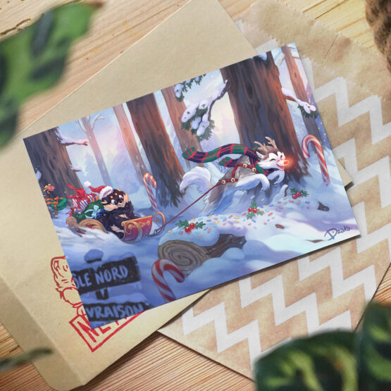 Carte A6 Naya & Ori • Noël Express