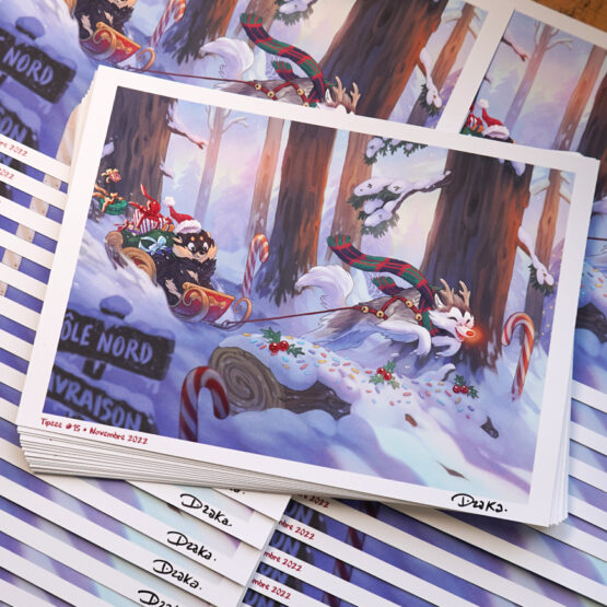 Print A4 Naya & Ori • Noël Express