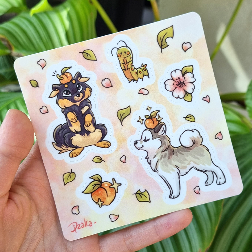 planche stcikers printemps