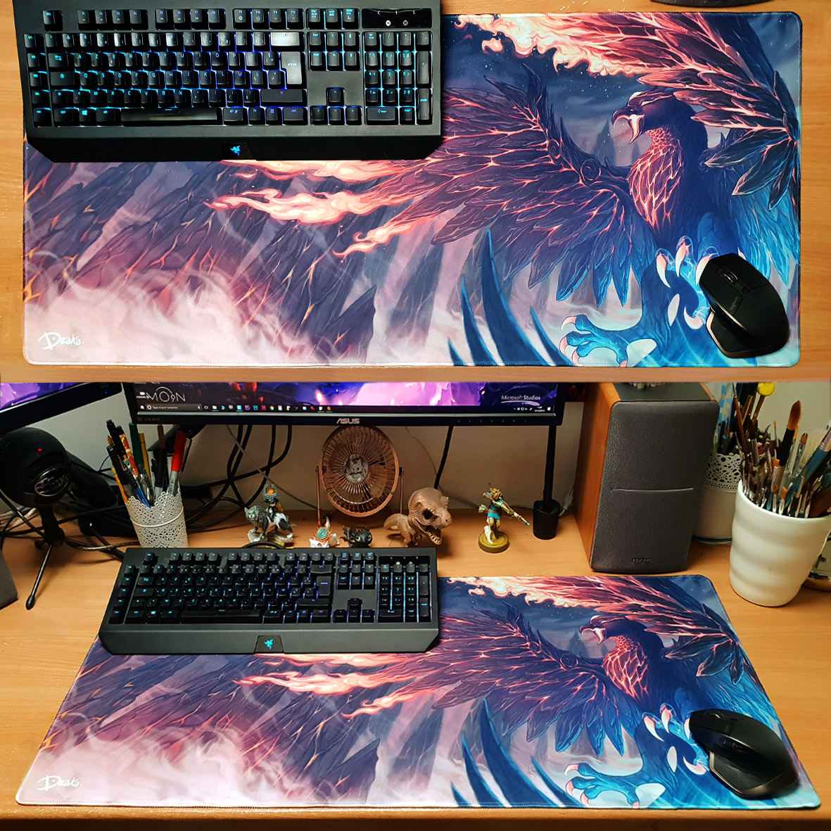 Tapis de souris XXL • Volcanic Anivia – Dzaka