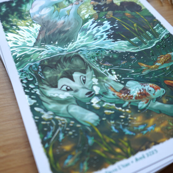 Print A4 Naya & Ori • Comme Un Poisson Dans l'Eau – Image 4