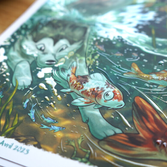 Print A4 Naya & Ori • Comme Un Poisson Dans l'Eau – Image 3