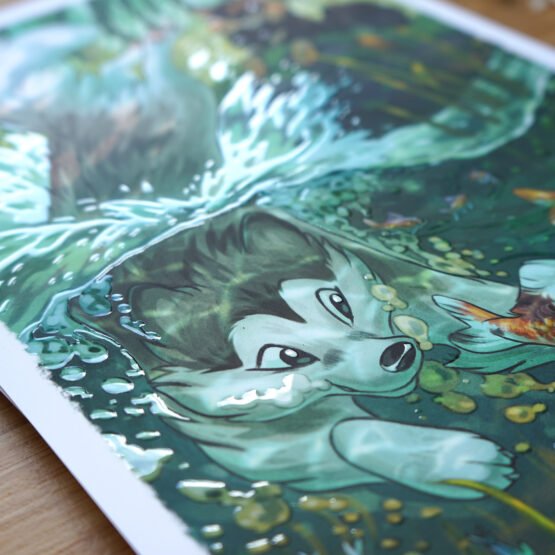 Print A4 Naya & Ori • Comme Un Poisson Dans l'Eau – Image 2