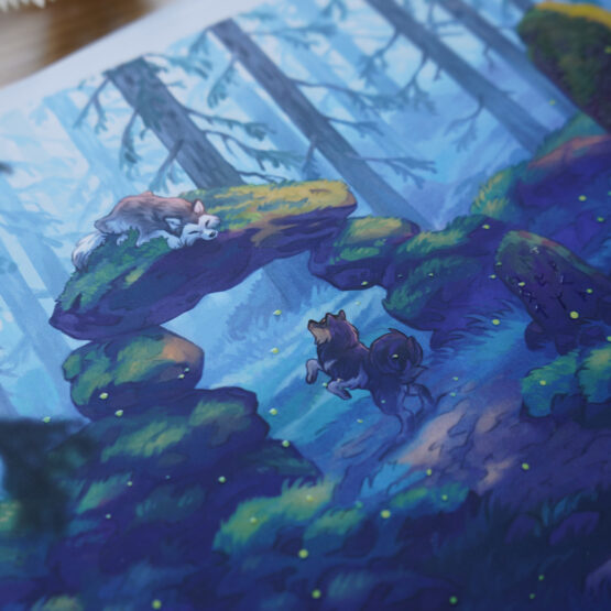 Print A4 Naya & Ori • Sanctuaire légendaire – Image 3