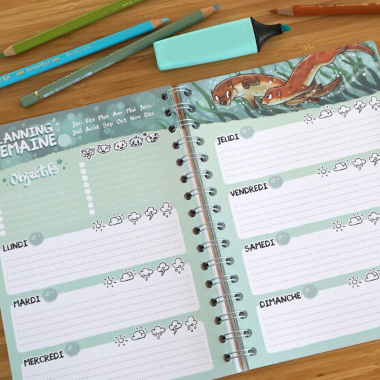 Pack Agenda • Loutres – Image 13