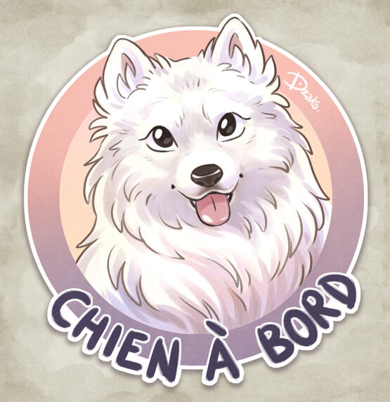 Sticker Auto • Spitz Japonais