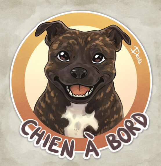Sticker Auto • Staffordshire Bull Terrier • 6 Coloris – Image 6