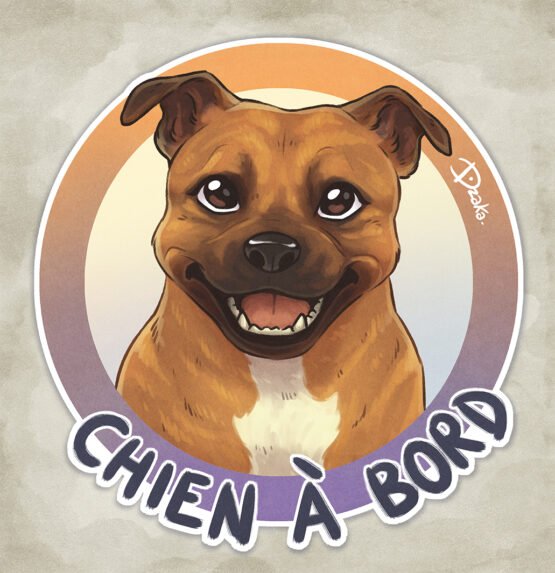 Sticker Auto • Staffordshire Bull Terrier • 6 Coloris – Image 5