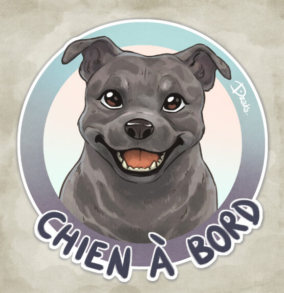 Sticker Auto • Staffordshire Bull Terrier • 6 Coloris – Image 3