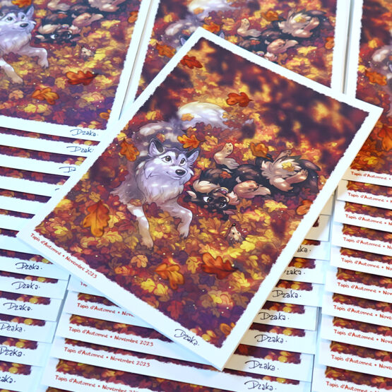Print A4 Naya & Ori • Tapis d'Automne – Image 2