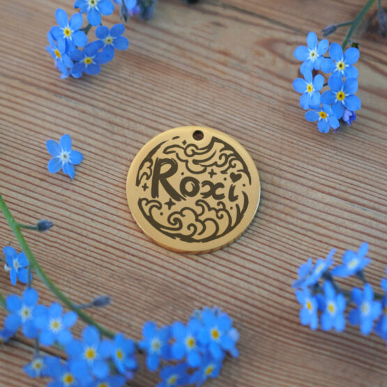 Médaille Ronde Nuages • 4 coloris – Image 2