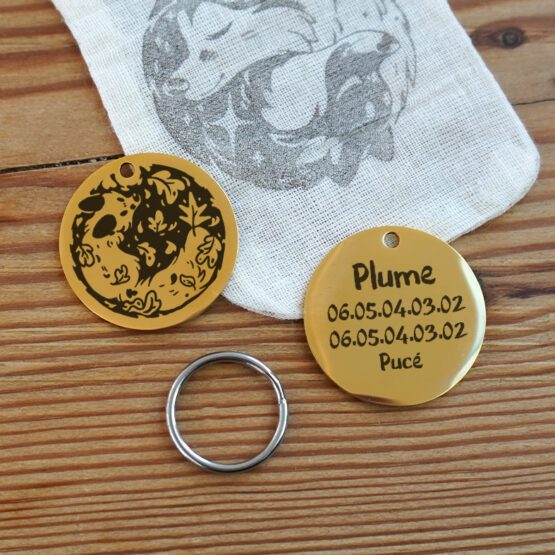 Médaille Ronde Goupil • 3 coloris