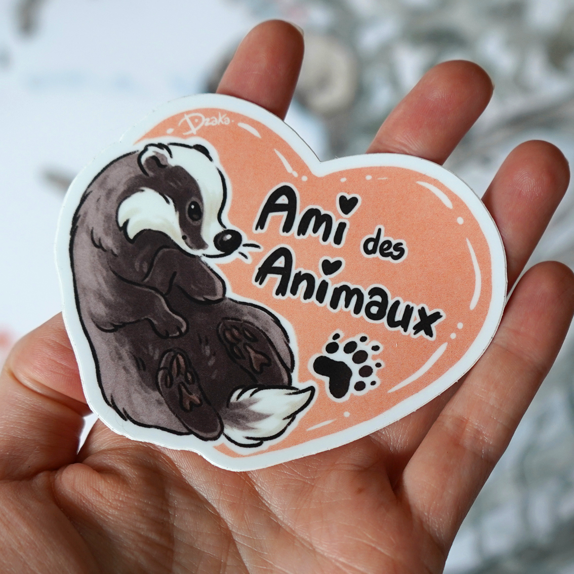 ami des animaux blaireau