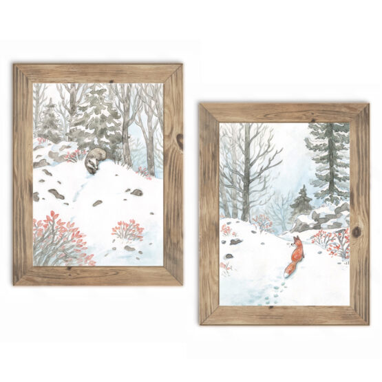 Print A4 • Chassé Croisé • Renard – Image 2
