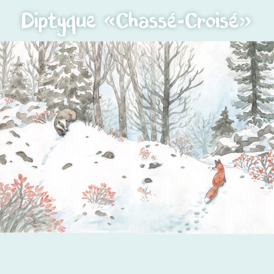 Print A4 • Chassé Croisé • Renard – Image 4