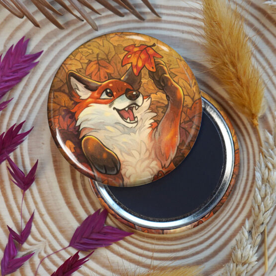 Badge/Magnet • Douce Lueur d'Automne