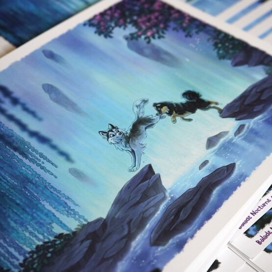 Print A4 Naya & Ori • Balade Nocturne – Image 3