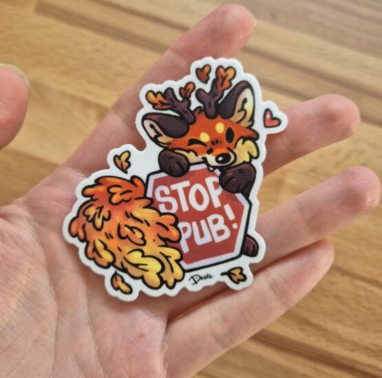 Stickers Stop Pub • Cerf Renard – Image 3